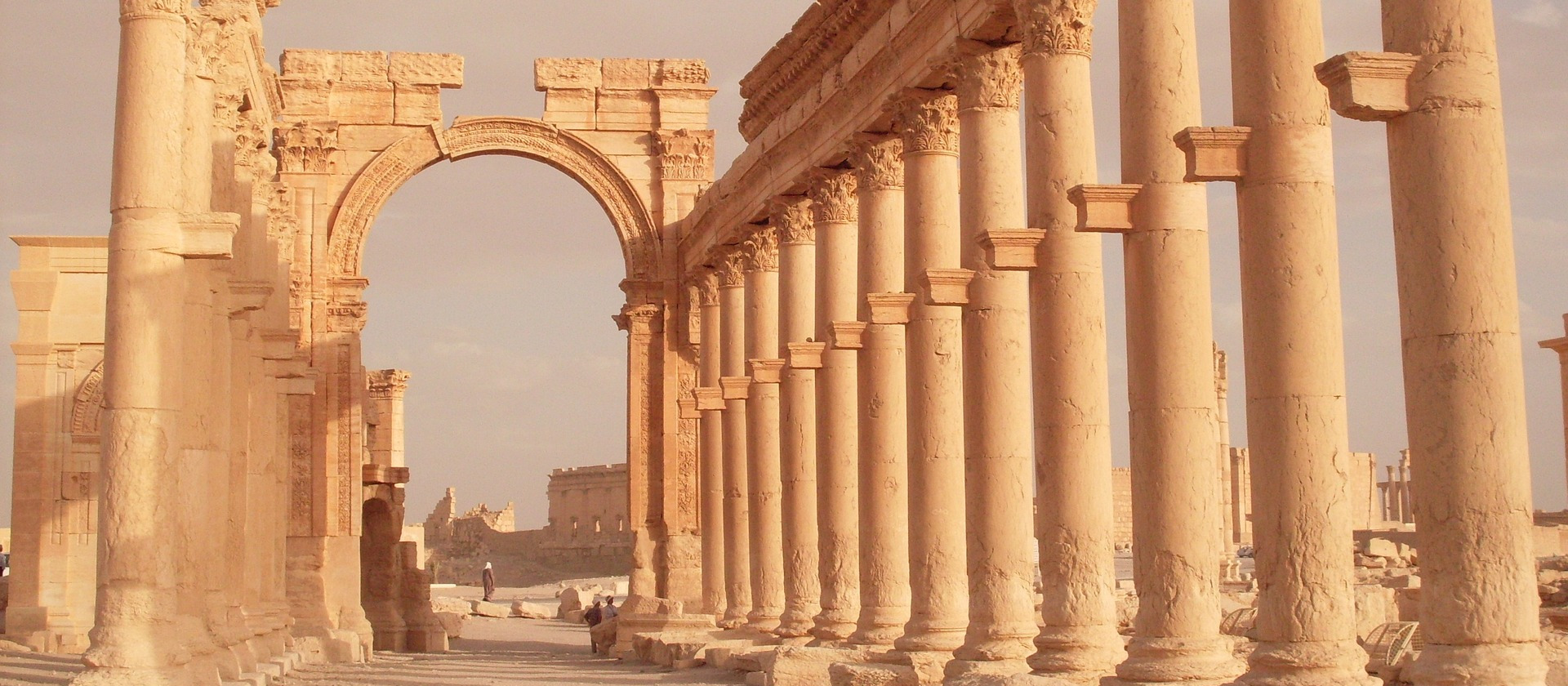 Ancient ruins at Palmyra, Syria